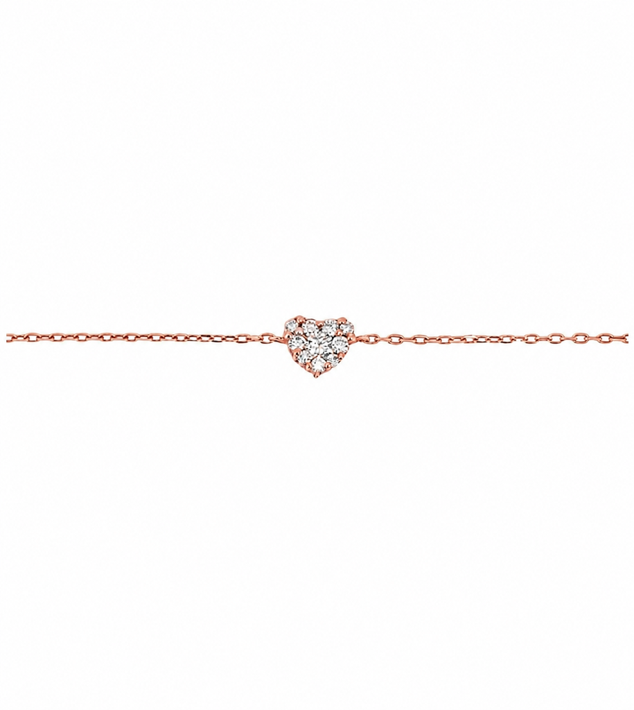 Tiny Diamond Gold Bracelet  By Gioielli Di Valenza