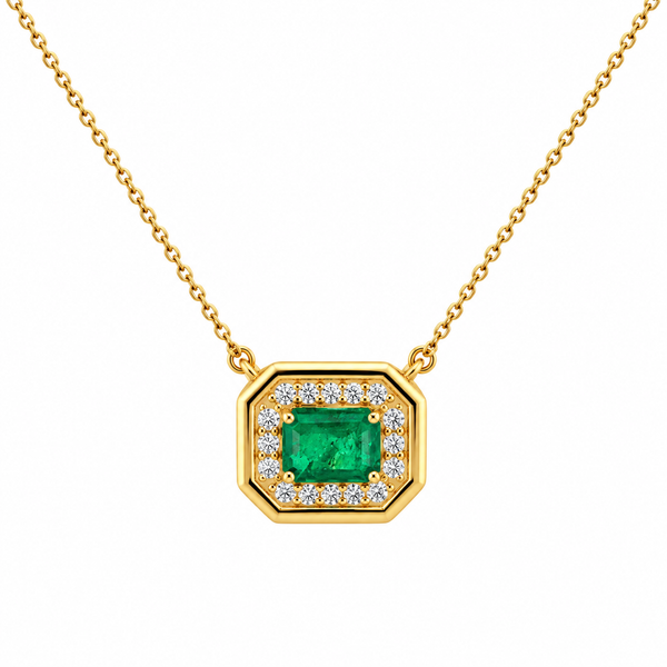 Anya Emerald Necklace By Liviluxe