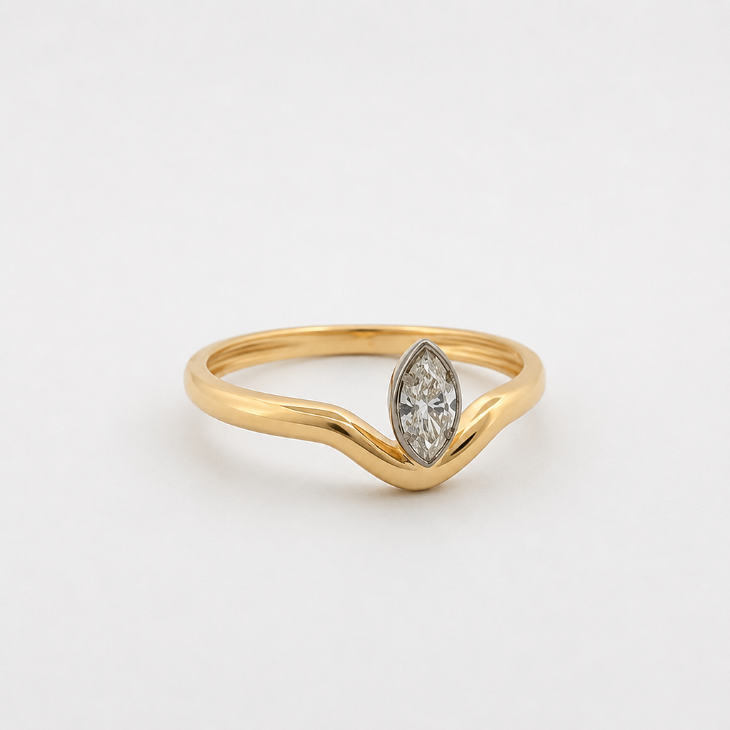 Aila Gold Ring By Liviluxe