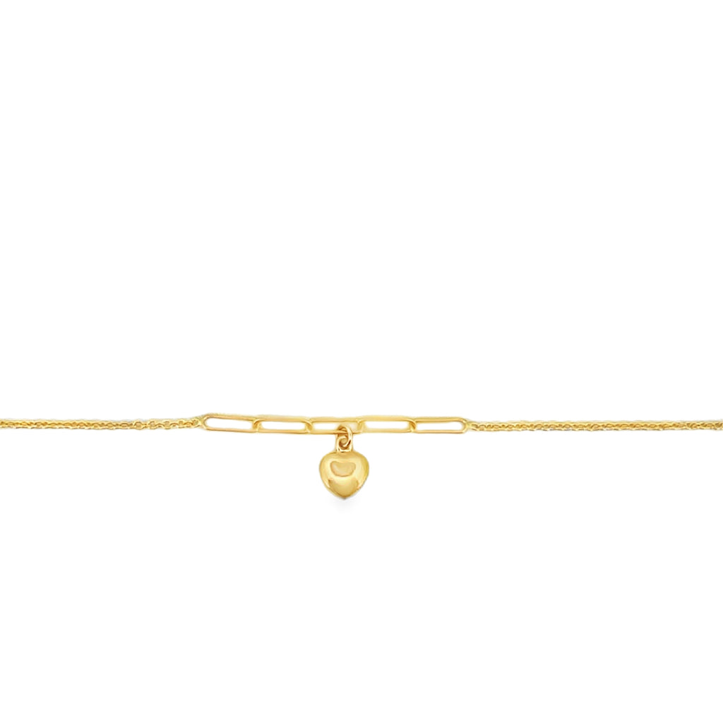 Gold Heart Bracelet