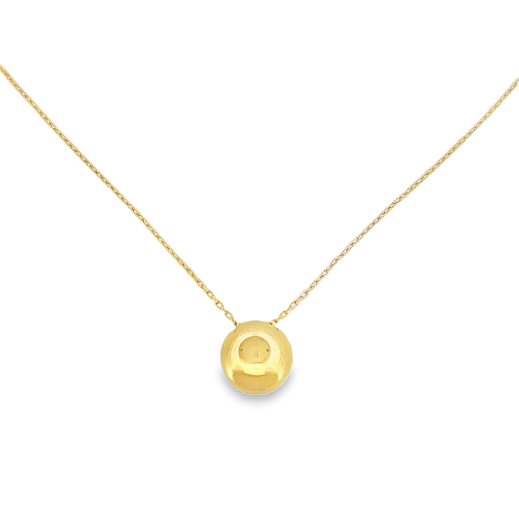 Gold Round Necklace