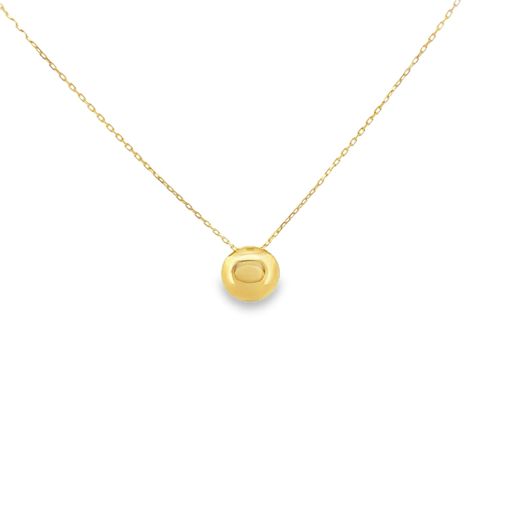 Gold Round Necklace