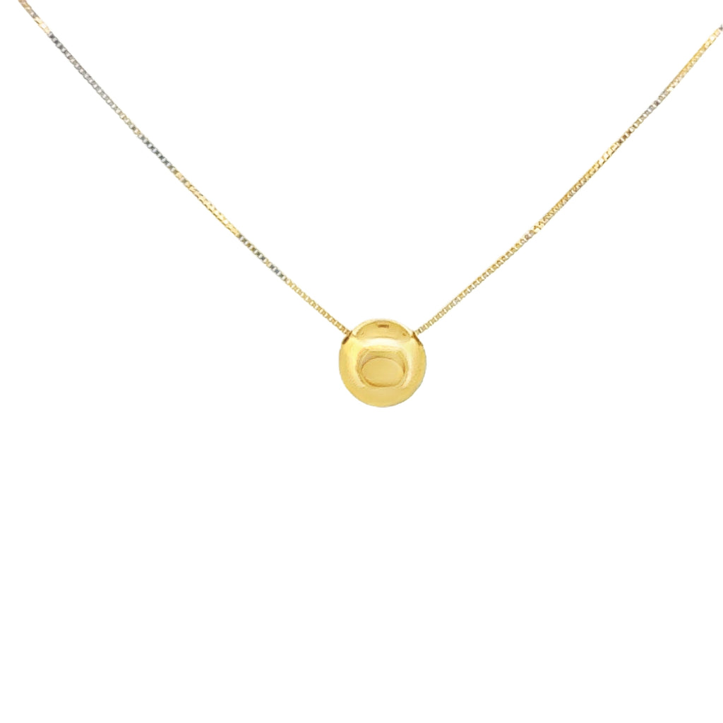 Gold Round Necklace