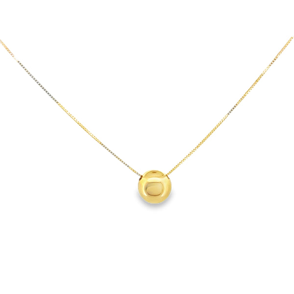 Gold Round Necklace