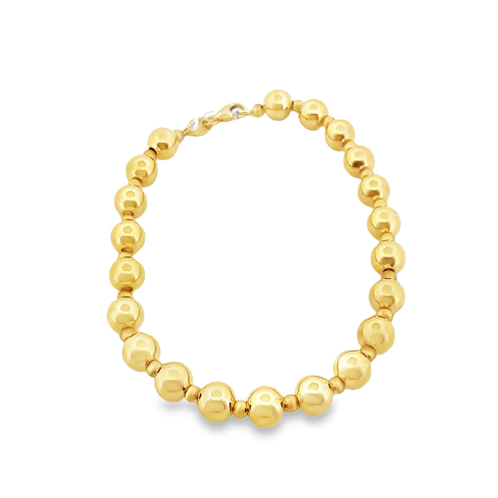 Gold Leda Bead Bracelets