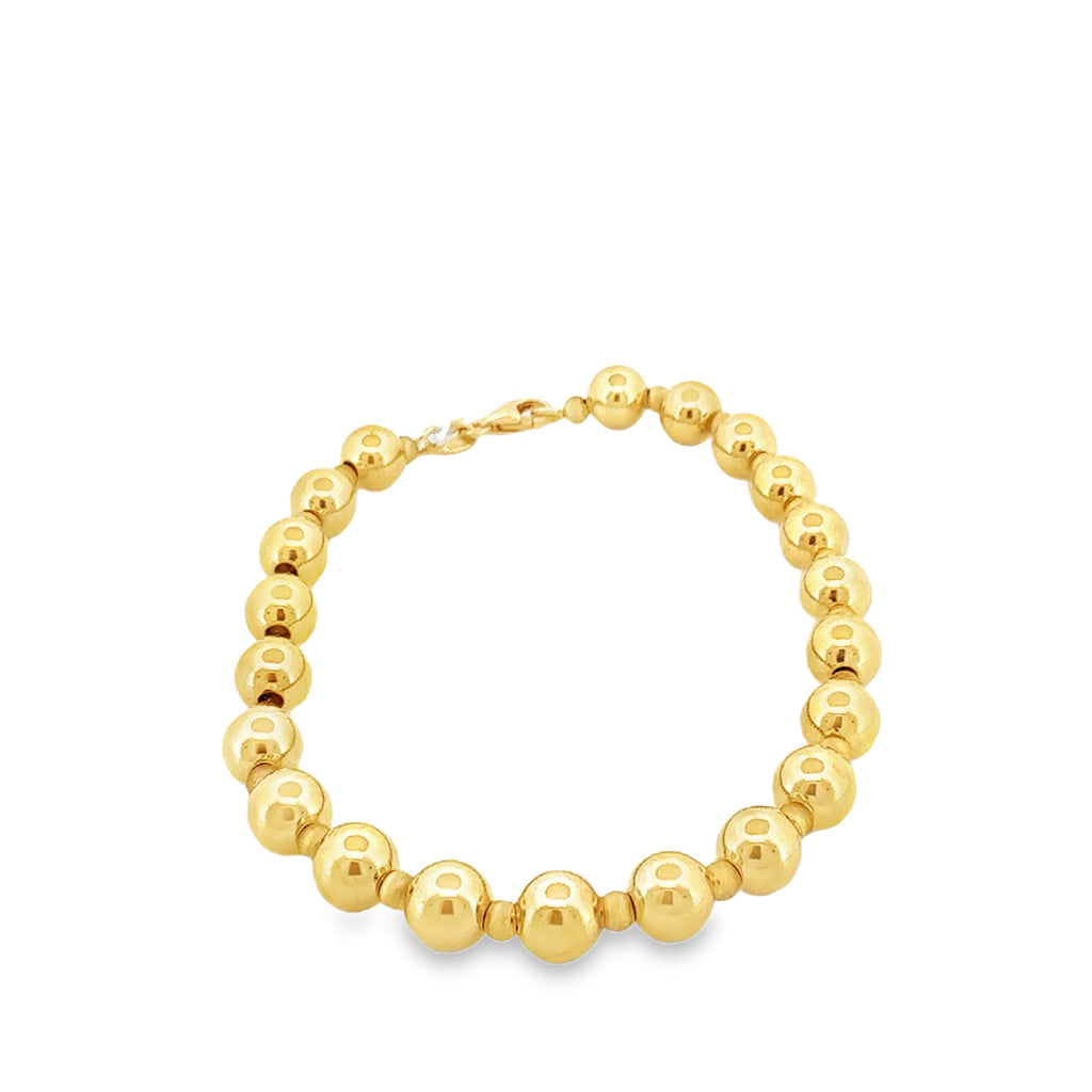 Gold Leda Bead Bracelets