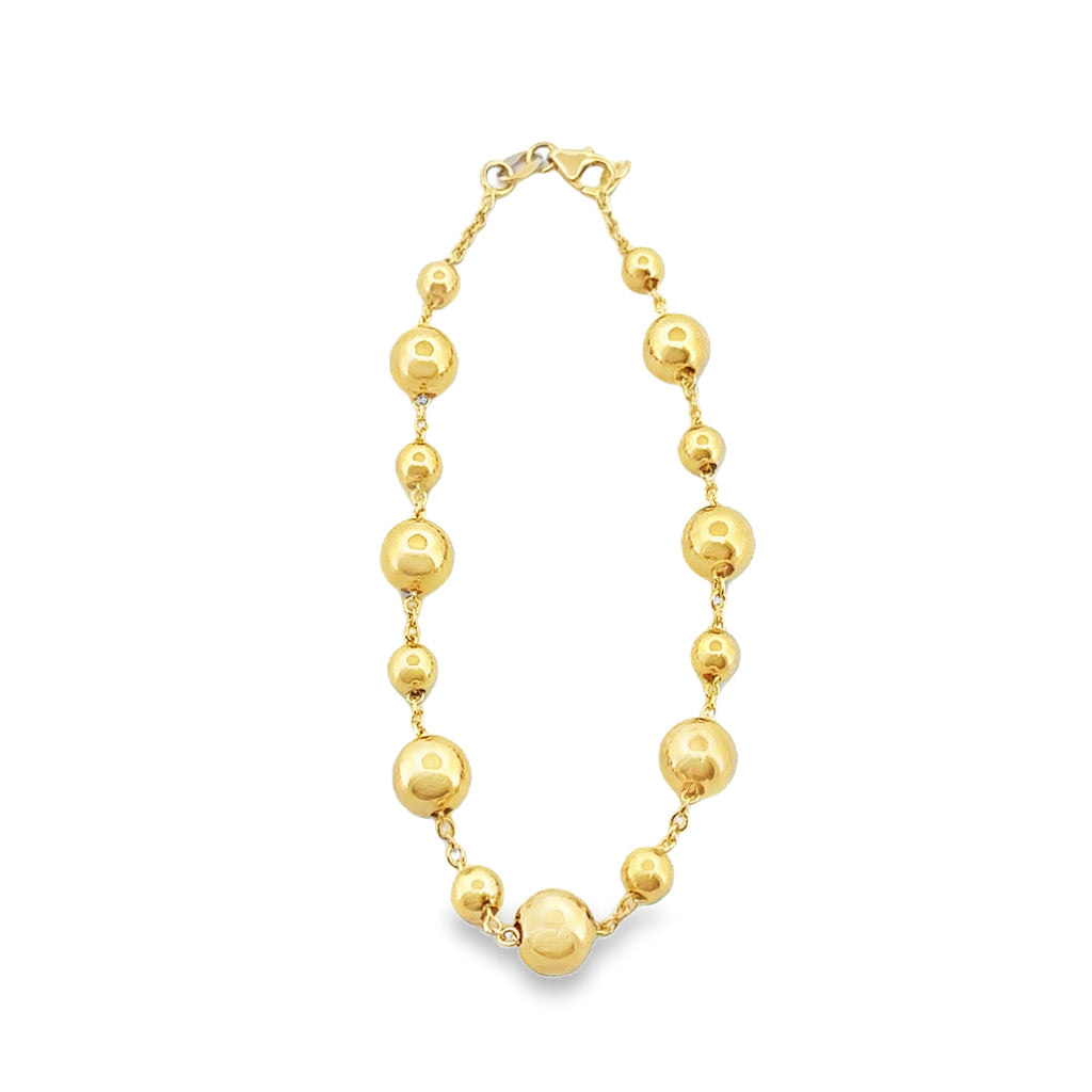 Sunny Gold Bead Bracelet