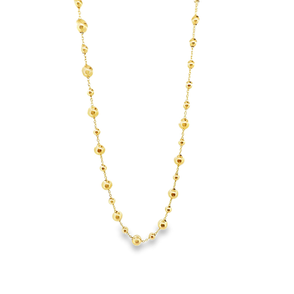 Gold Bead Stella Necklace