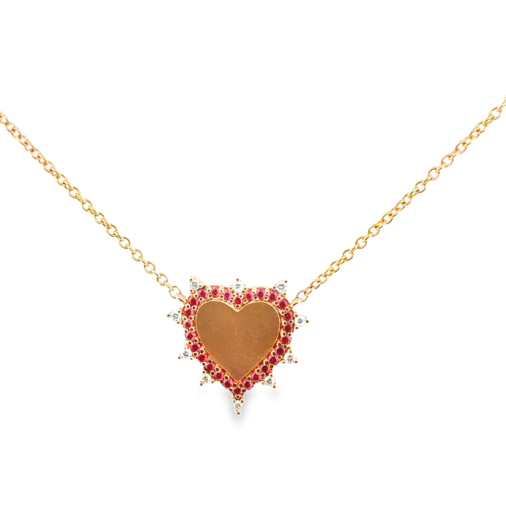 Rose Gold Heart Necklace