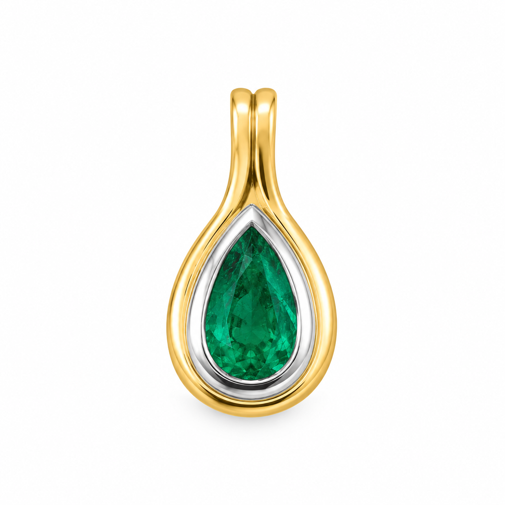Stella Emerald Pendant By Liviluxe