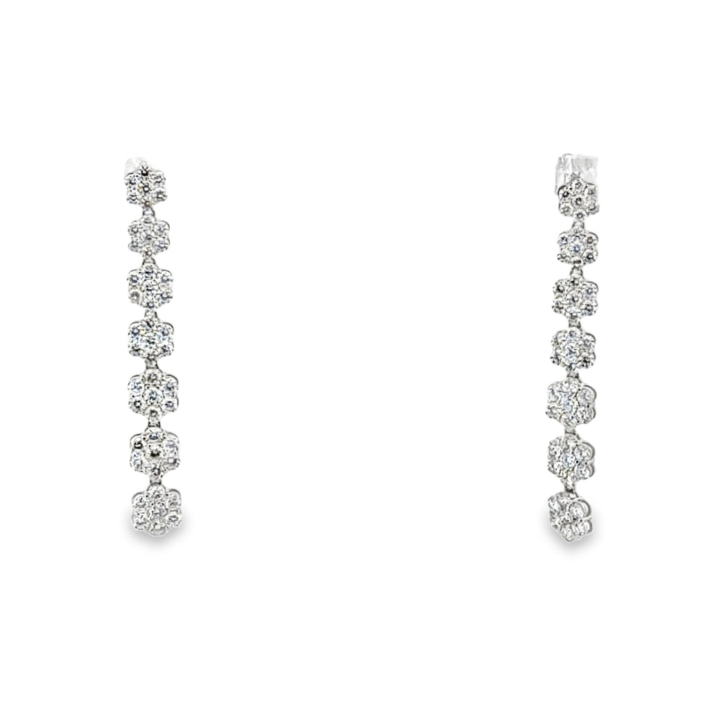 Flower Diamond Earrings