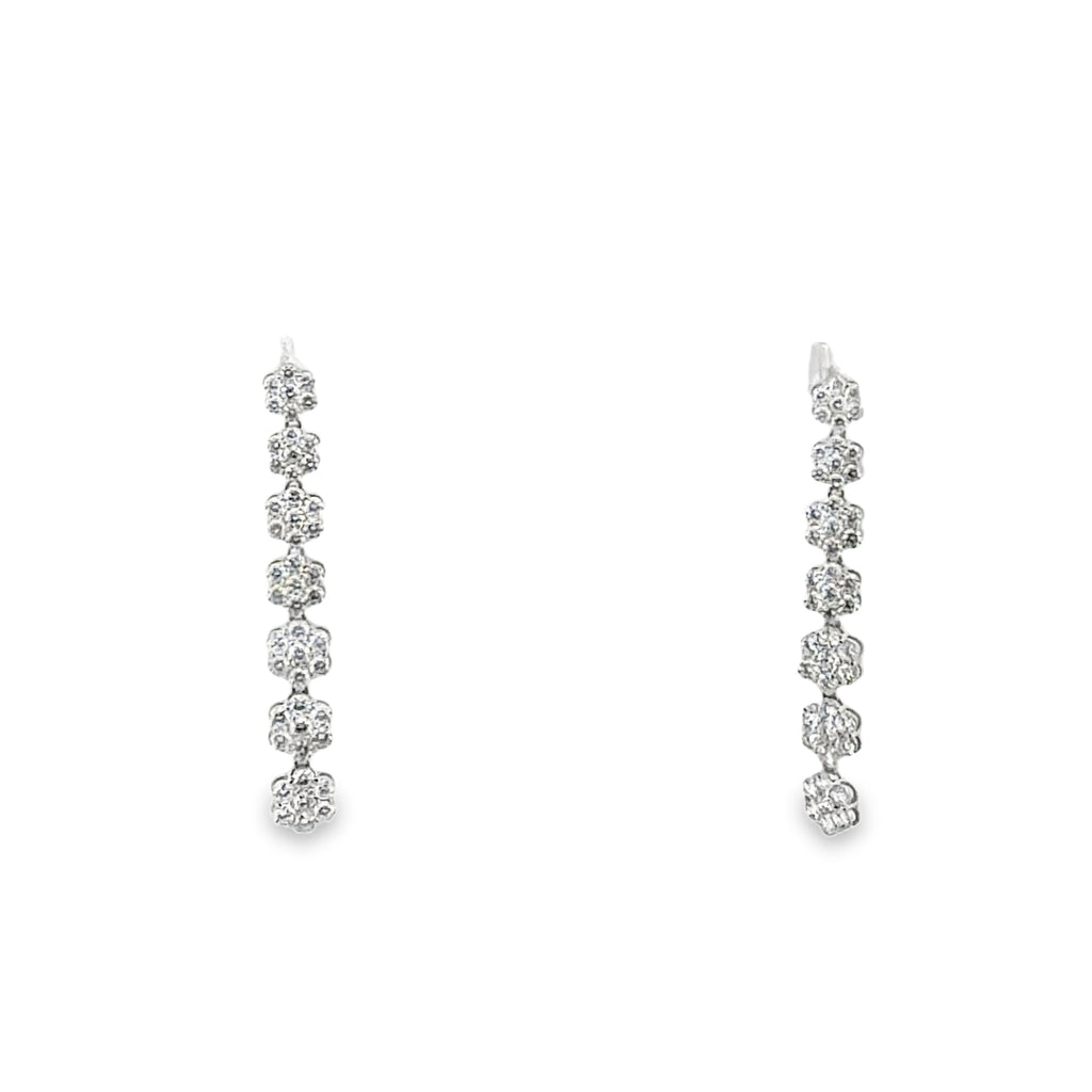 Flower Diamond Earrings