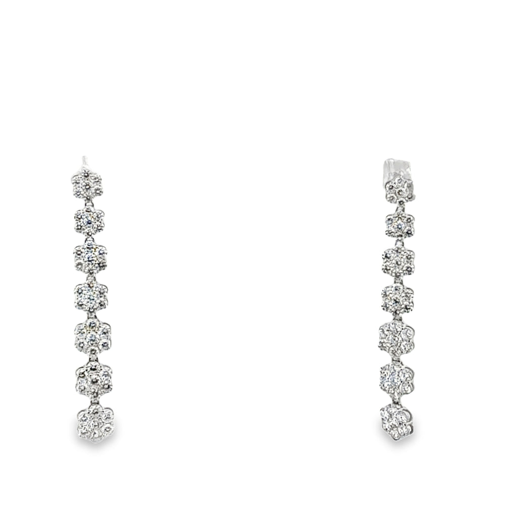 Flower Diamond Earrings