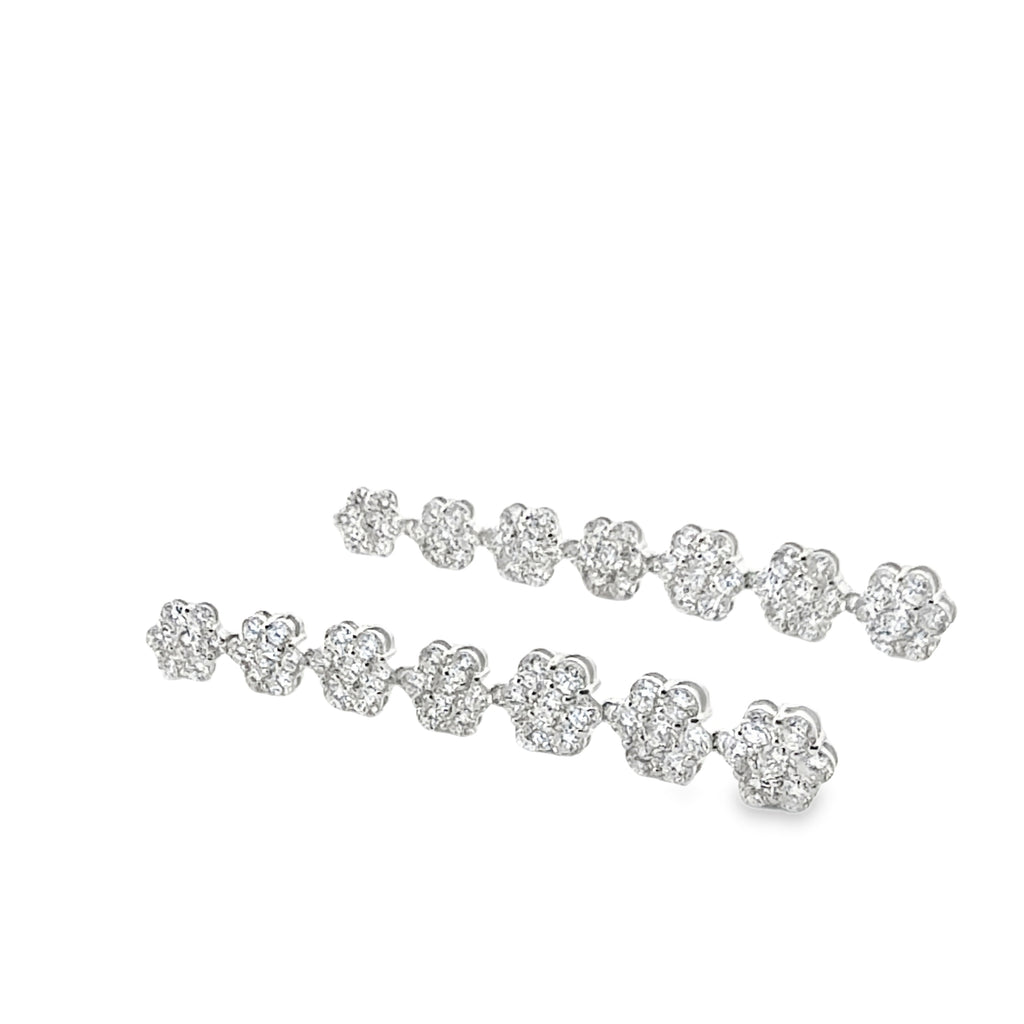 Flower Diamond Earrings