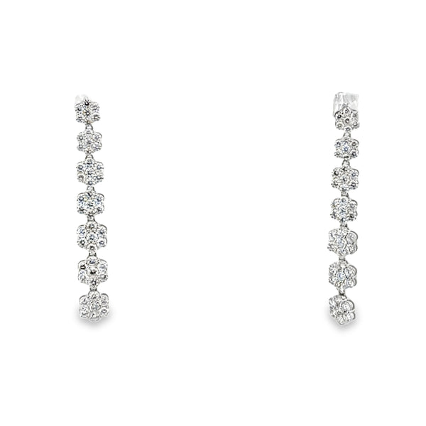 Flower Diamond Earrings