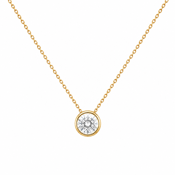 Shiny Gold Necklace By Liviluxe Lab Diamonds