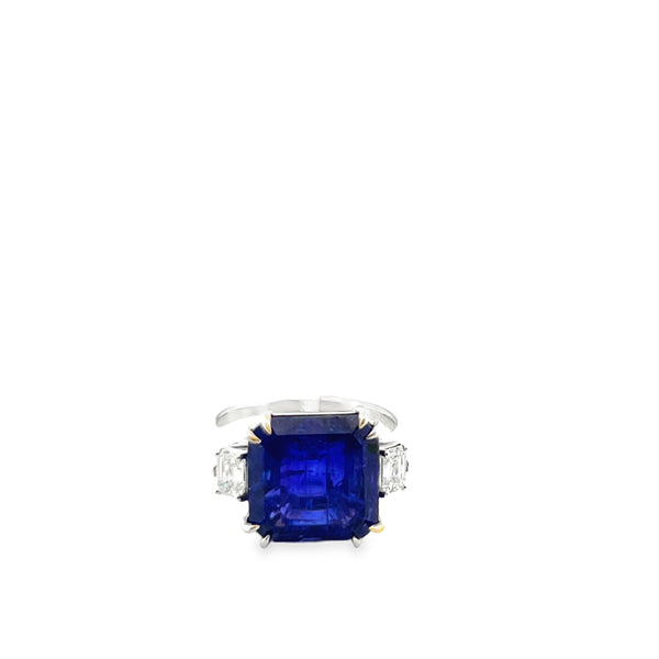 Sapphire Diamond Ring
