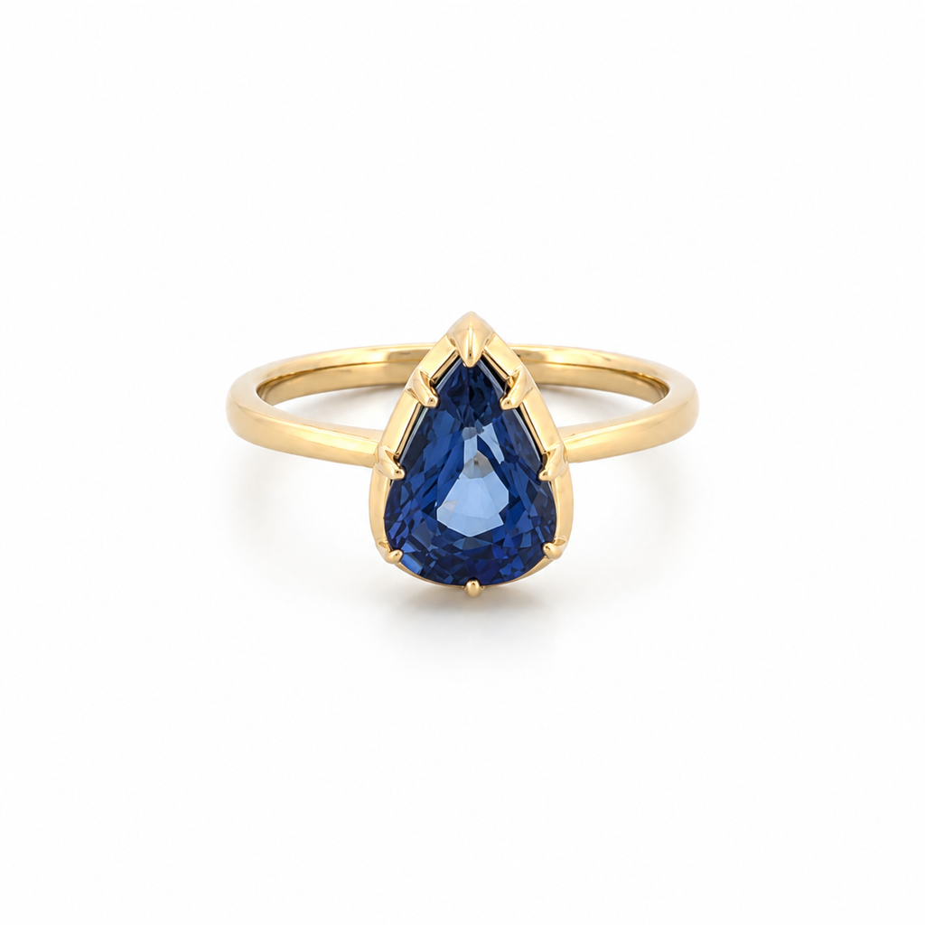 Rivka Sapphire Gold By Liviluxe