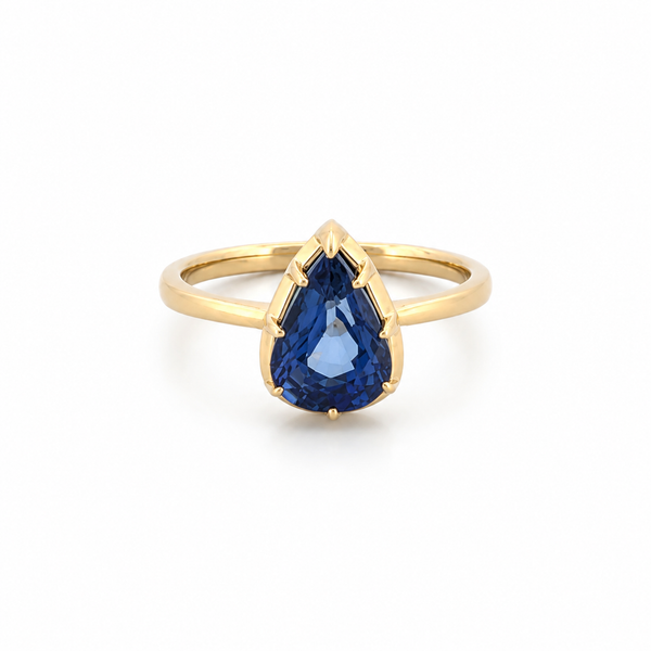 Rivka Sapphire Gold By Liviluxe