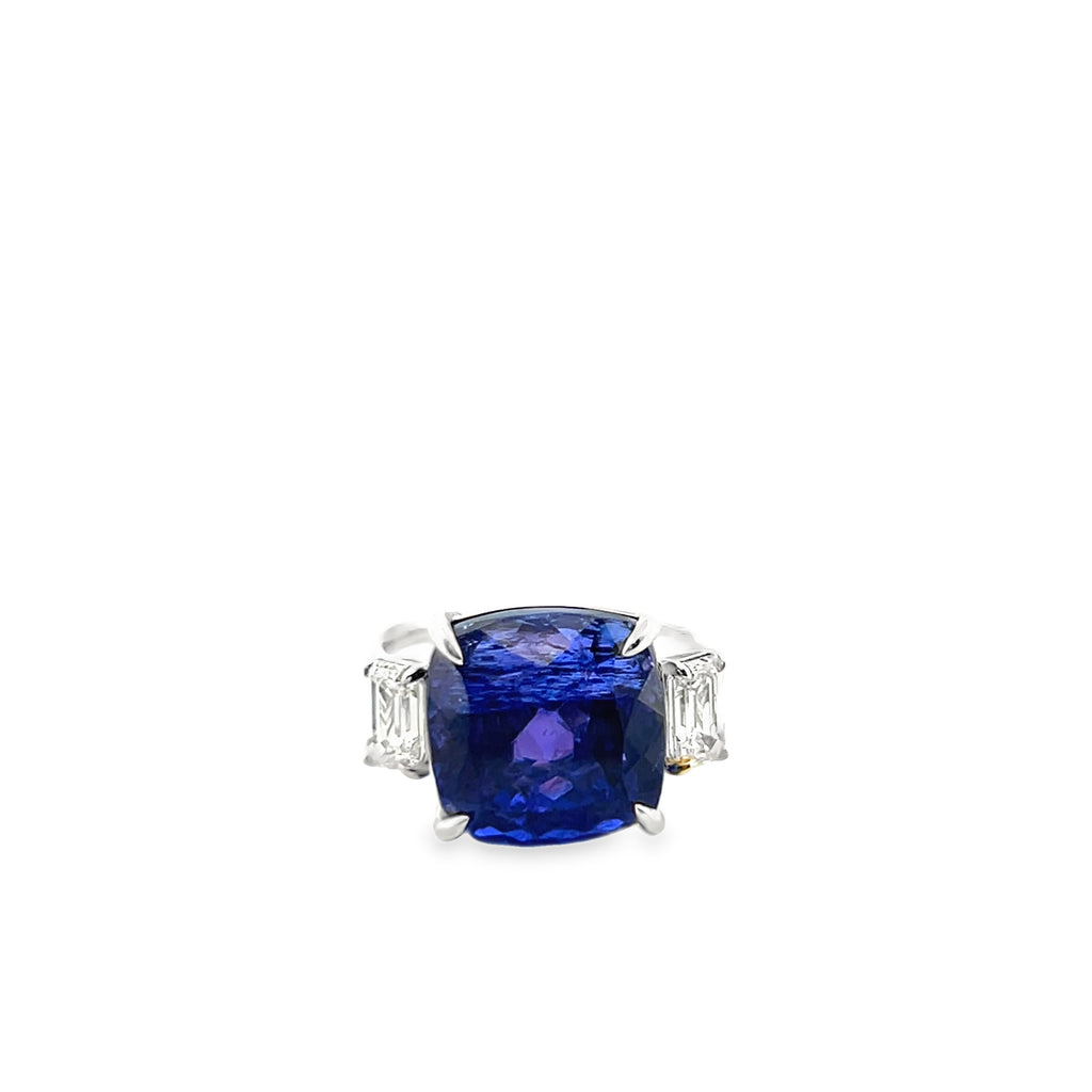 Sapphire Diamond Ring