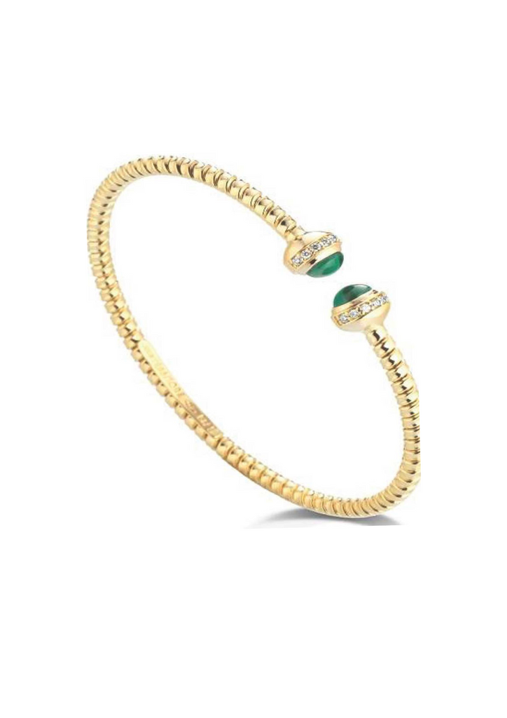 Gold Diamond Stone Bracelet By Tessitore