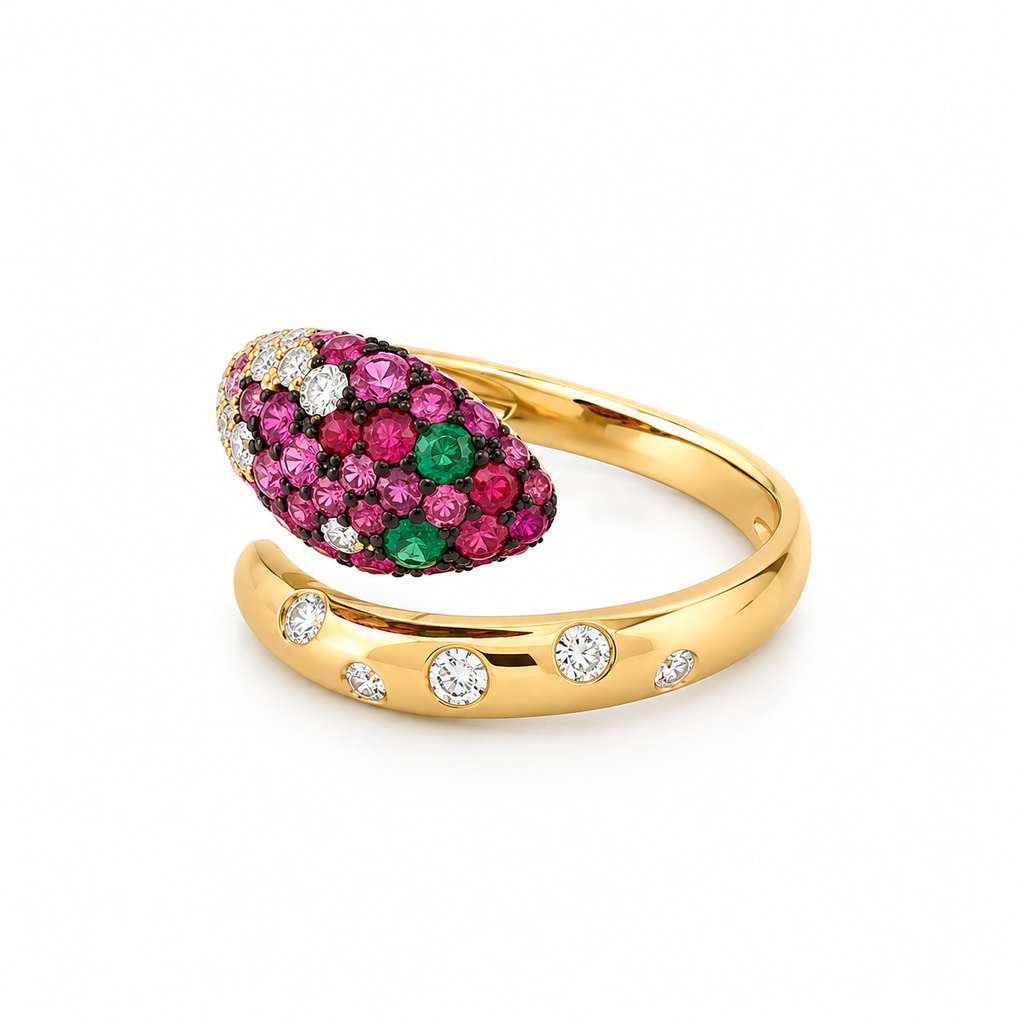 Elora Snake Ring By Liviluxe