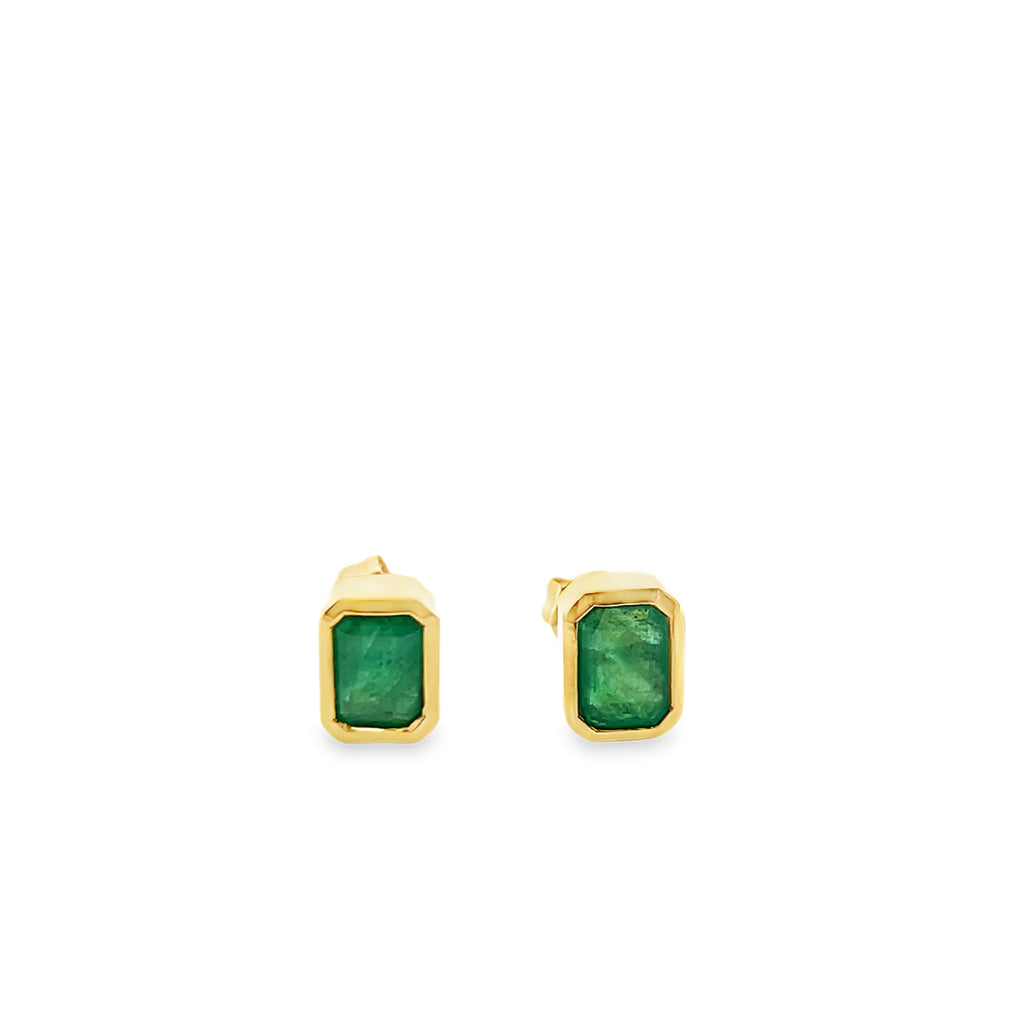Emerald Stud Earrings