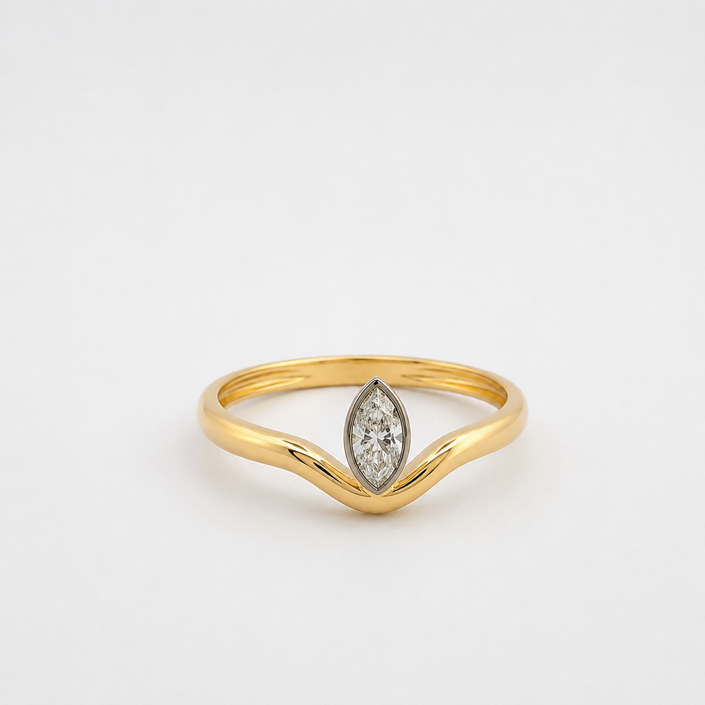 Aila Gold Ring By Liviluxe