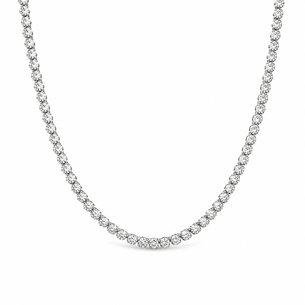 Diamond Tennis Necklace By Gioielli di Valenza