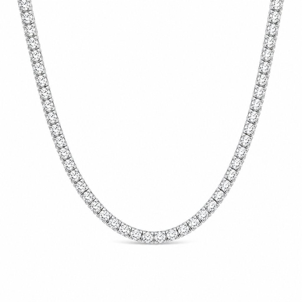 New Diamond Tennis Necklace