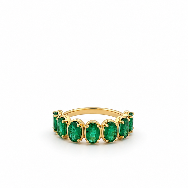 Oval Emerald Ring