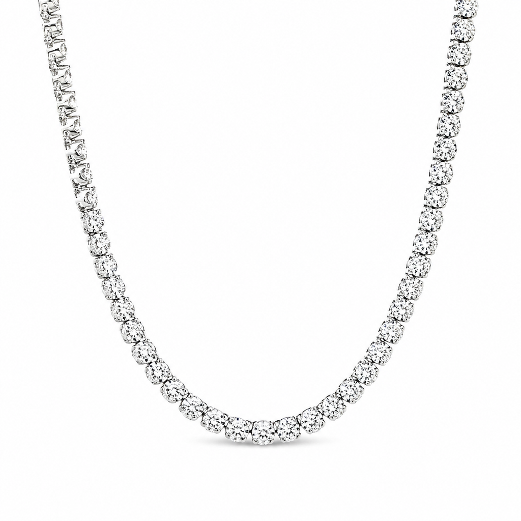 Star Of Sierra Diamond Tennis Necklace