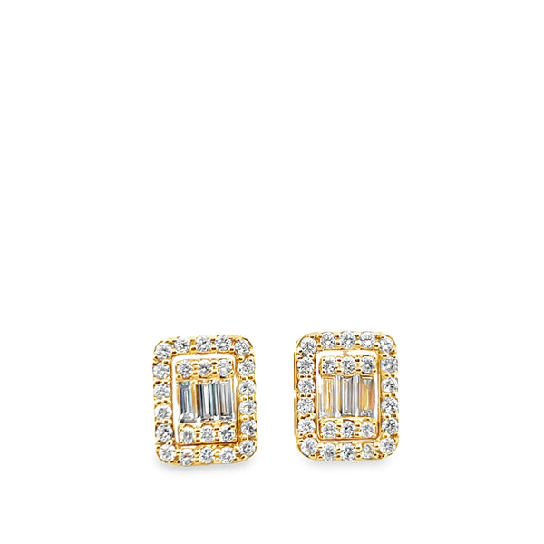 Diamond Gold Earrings