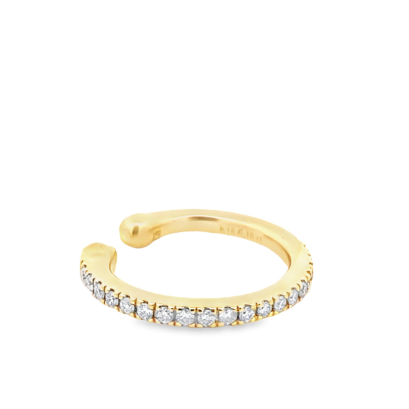 Real Diamond Ear Cuff By Gioielli Di Valenza