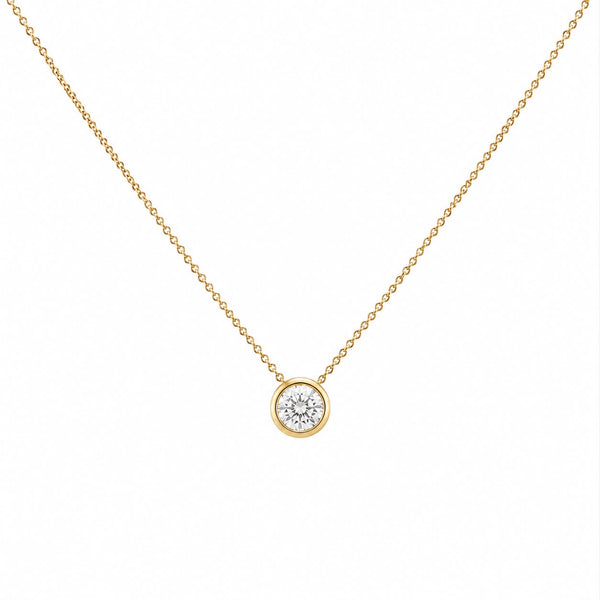 Shiny Circle Necklace By Liviluxe Lab Diamonds