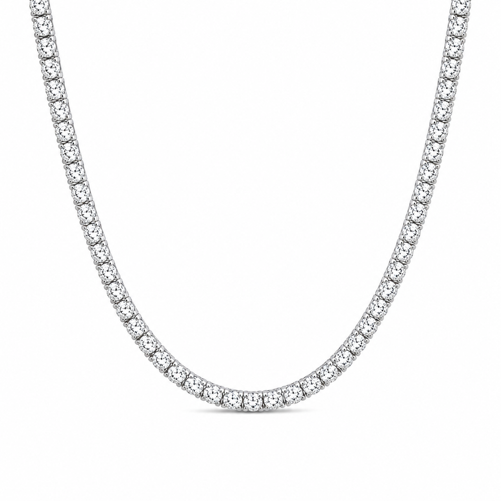 New Diamond Tennis Necklace