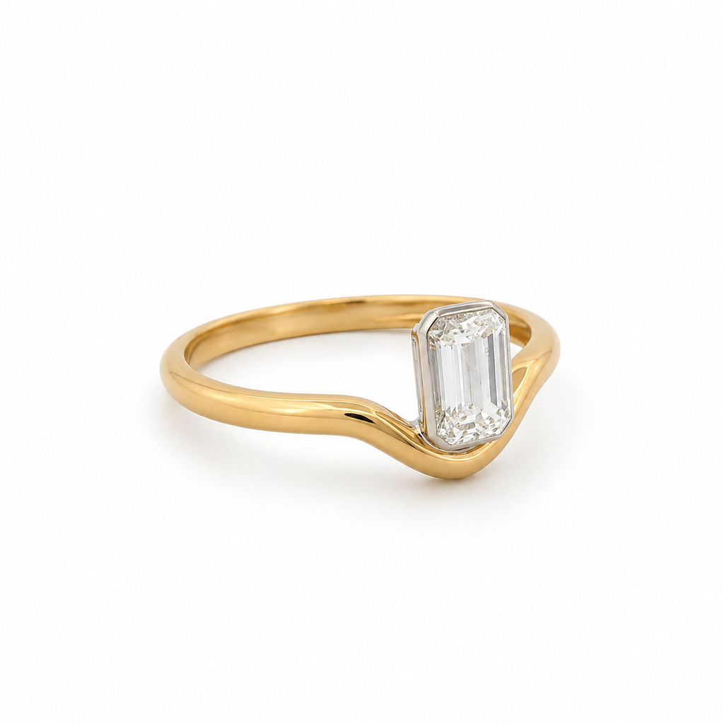 Bria Gold Ring By Liviluxe