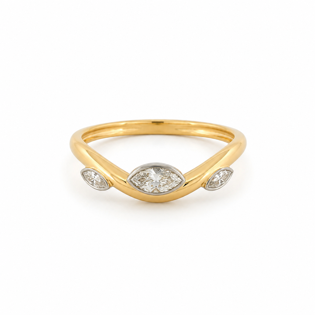 Aliza Gold Ring By Liviluxe