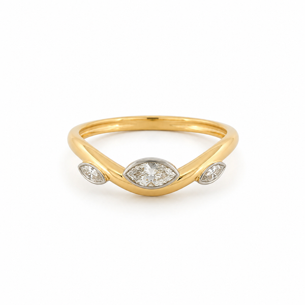 Aliza Gold Ring By Liviluxe