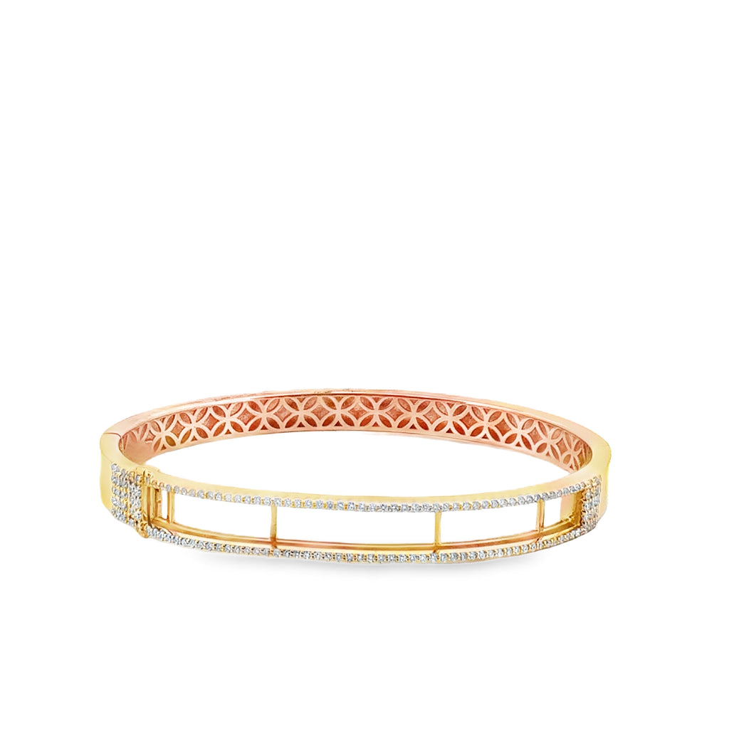 Rose Gold Bracelet With Dia