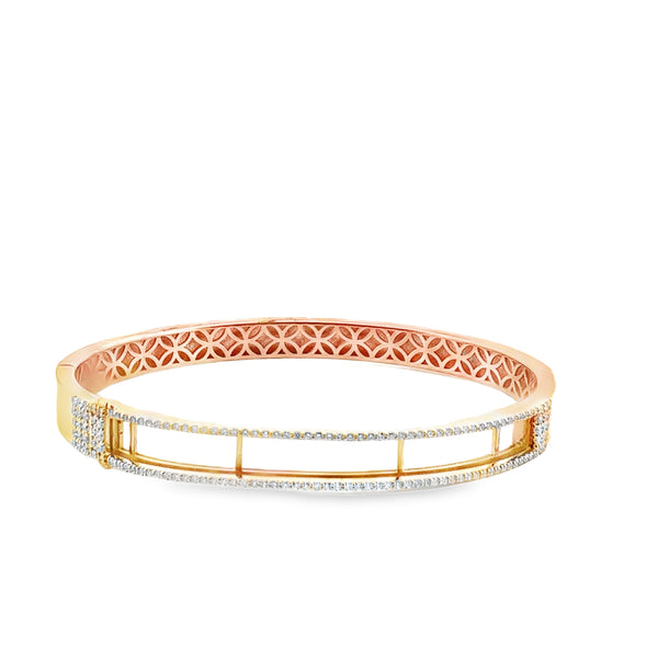Rose Gold Bracelet With Dia