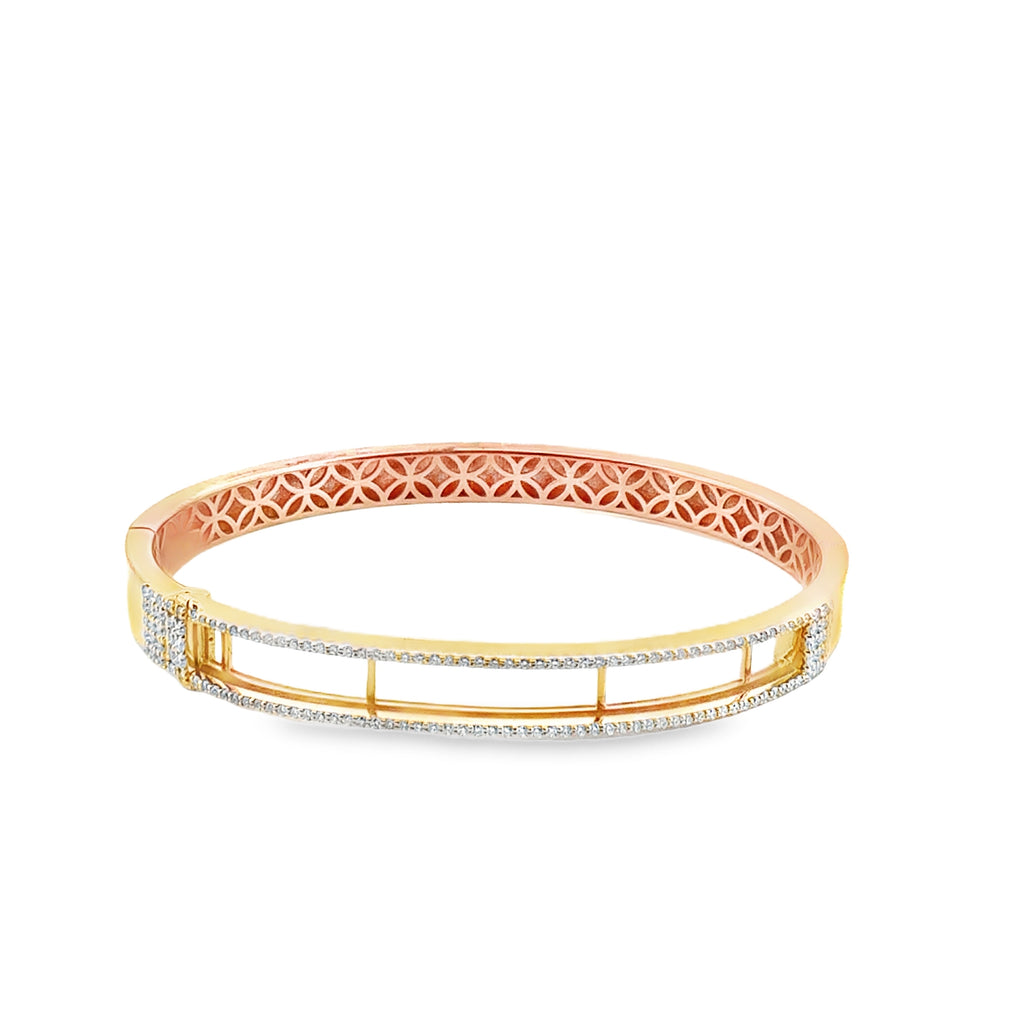 Rose Gold Bracelet With Dia