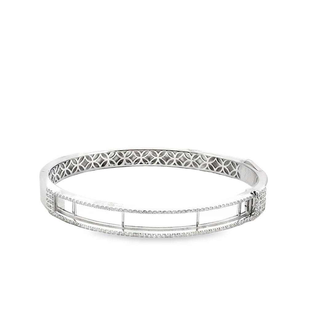 White Gold Dia Bracelet