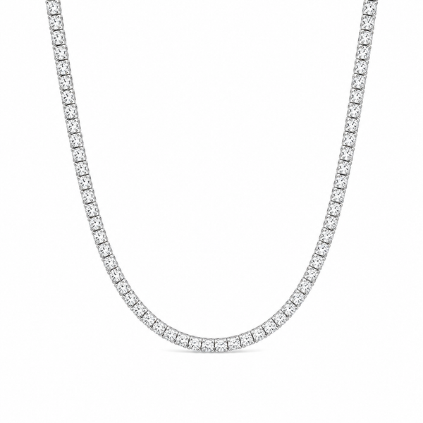 Diamond White Tennis Necklace