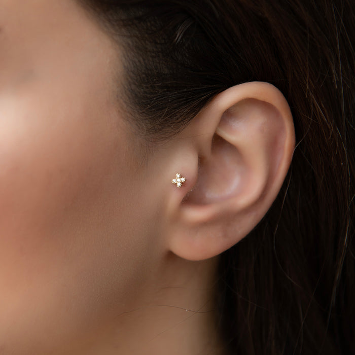 Aura Diamond Stud Piercing
