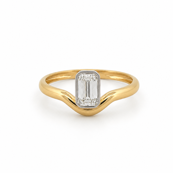 Bria Gold Ring By Liviluxe