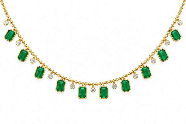 Royal Emerald Necklace By Liviluxe