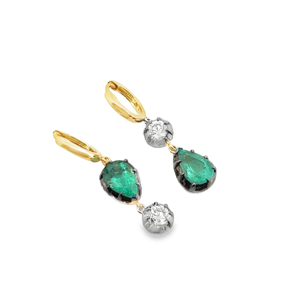 Isabella Emerald Earrings By Liviluxe