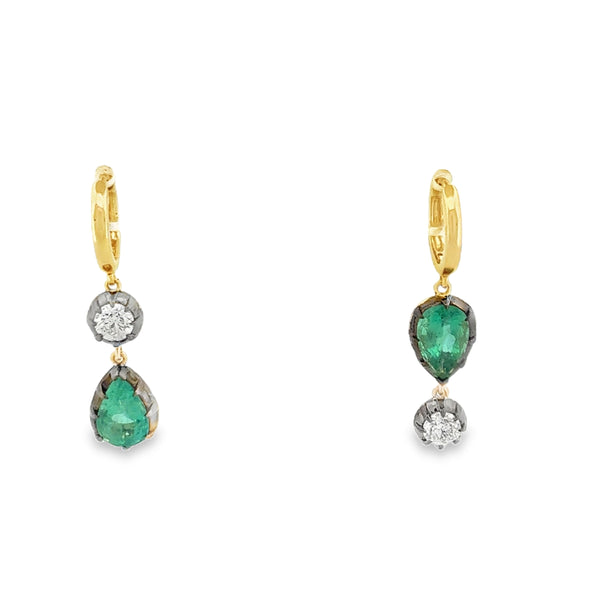 Isabella Emerald Earrings By Liviluxe