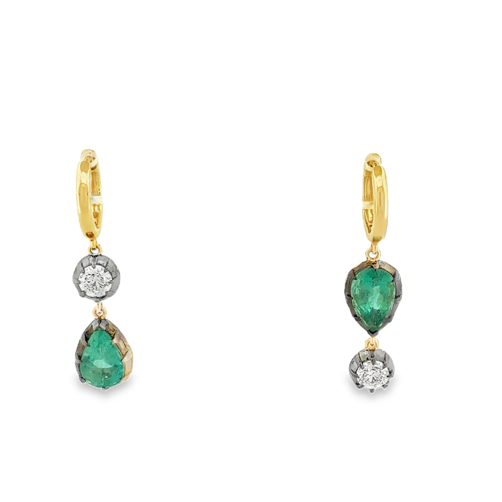 Isabella Emerald Earrings By Liviluxe